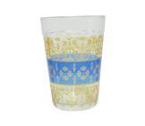 Copo New Delhi Dourado e Azul