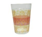 Copo New Delhi Dourado e Vermelho
