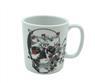 Caneca Reta Caveira Vermelha